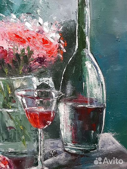 Картина маслом на холсте натюрморт