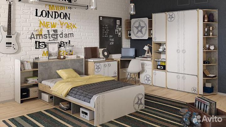 Кровать детская двухъярусная