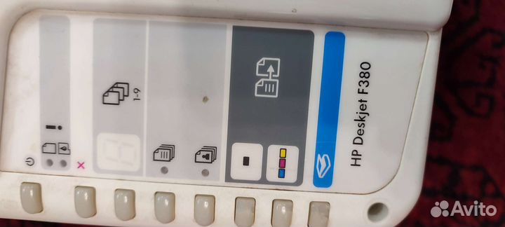 Принтер мфу струйное HP DeskJet F380, цветн., A4