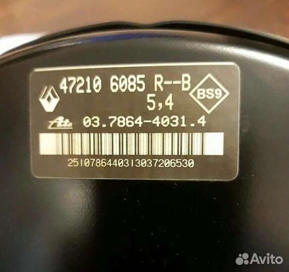 Вакуумный усилитель тормозов на Nissan и Renault