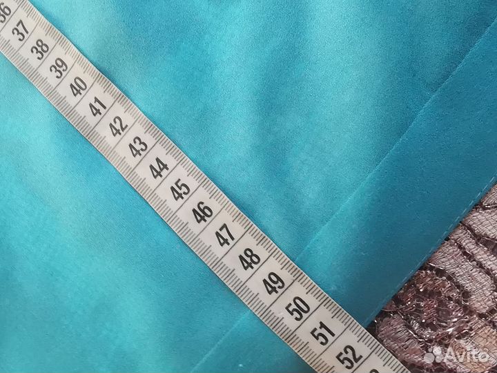 Однатонный платок Бирюза