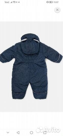 Зимний комбинезон для мальчика 80см