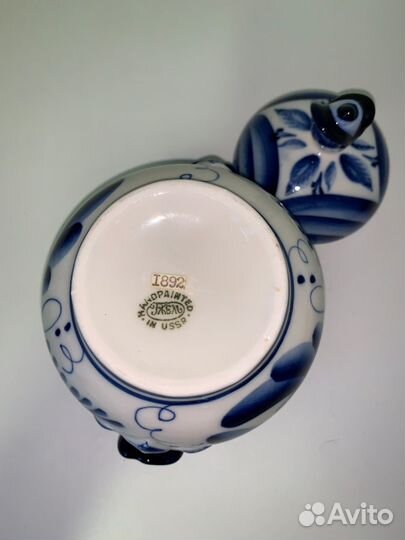 Конфетница гжель Дунашова тс