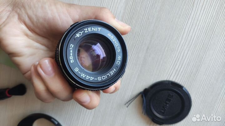 Гелиус - 44м-6 58мм с переходником на никон