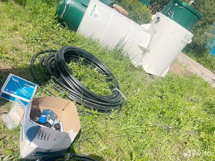 Монтаж септика кессона