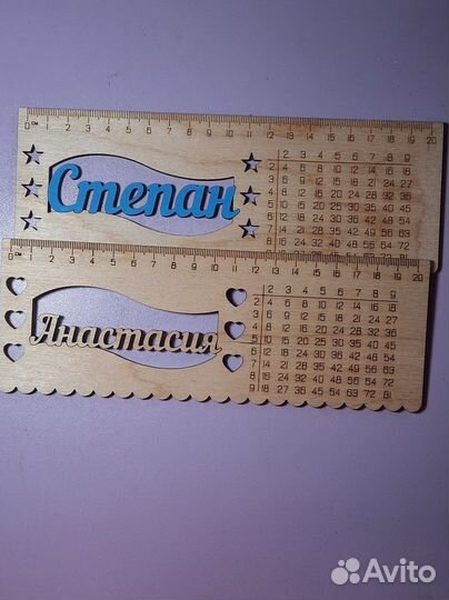 Линейки именные