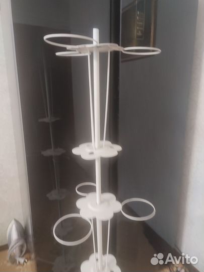 Подставка для цветов напольная металлическая