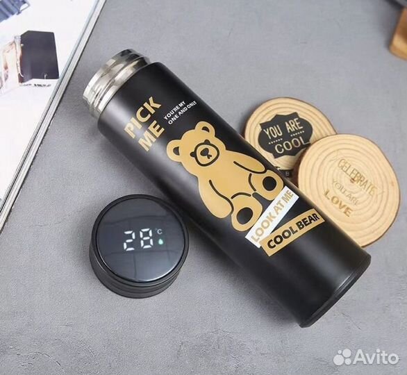 Термос с индикатором температуры
