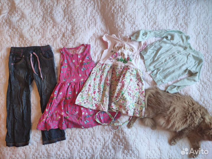 Детские вещи пакетом для девочек 110