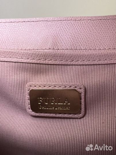 Сумка Furla розовая, оригинал, б/у