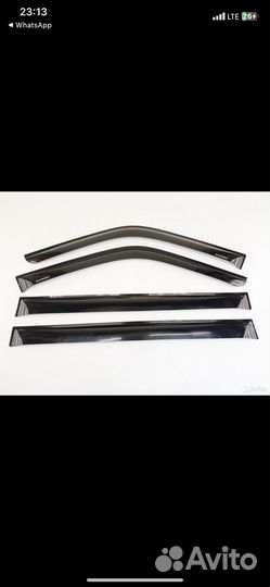 Ветровики (дефлекторы) на двери УАЗ Патриот 3163