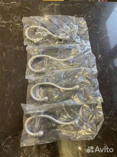 Мебельные крючки Kerron, матовый хром