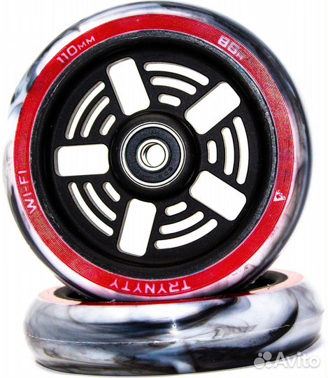 Колеса trynyty Wi-Fi 110mm Black Sta1071