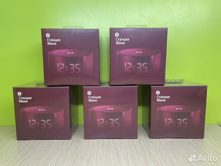Алиса Умная колонка Новая Станция Мини (с часами)