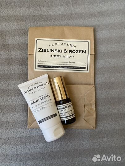 Крем для рук и парфюм zielinski & rozen