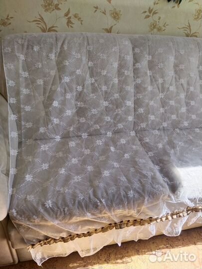 Тюль 190*160 см с оторочкой