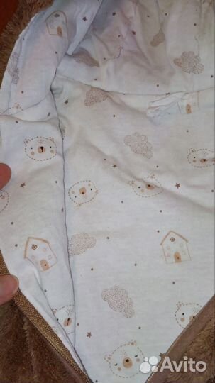 Утепленный комбинезон baby go мишка 68 размер