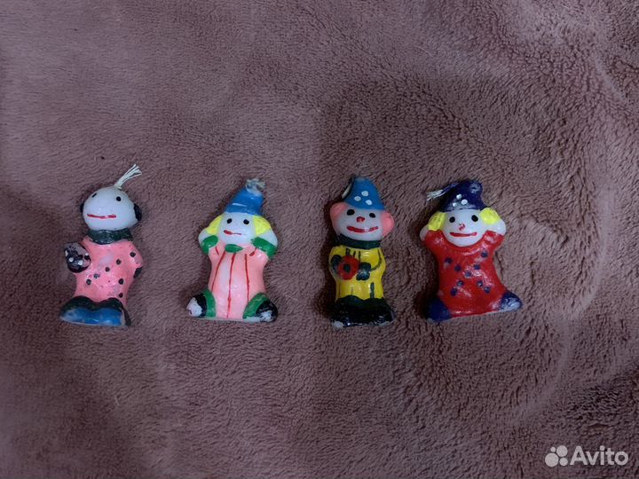 Новогодние свечки (Дед Мороз, елка, снеговик)