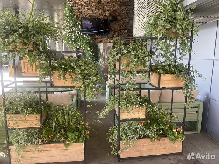 Кашпо для цветов деревянное