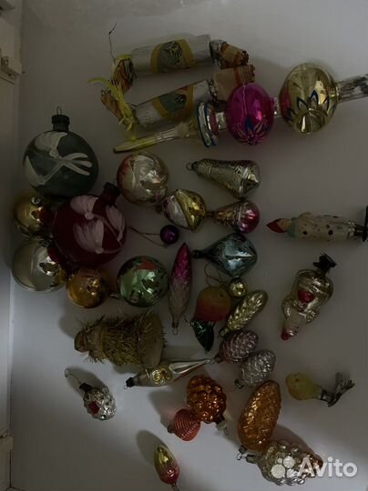 Елочные игрушки новогодние СССР