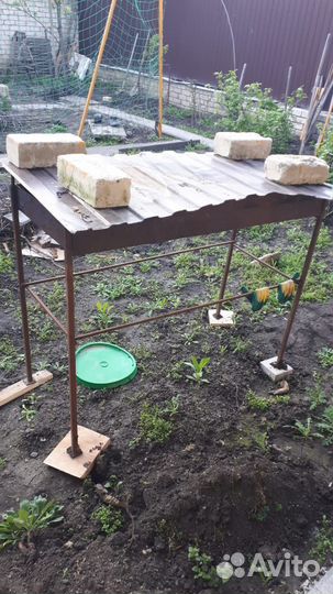 Мангал. Ширина 50см. длина 115см. высота 85см