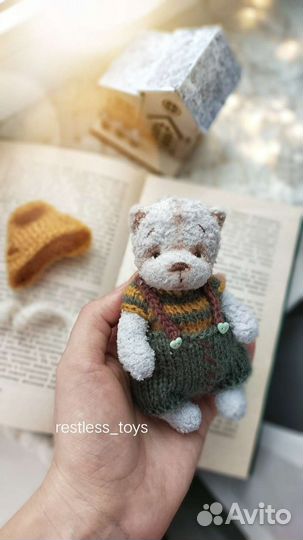 Мишка Тедди вязаный. Ручная работа