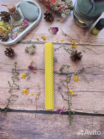 Свеча программная жёлтая Баланс Энергий