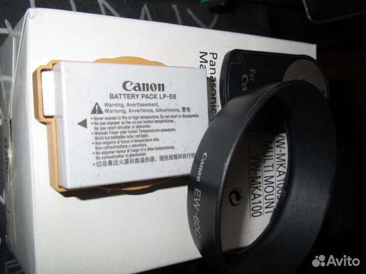 Комплект аксесуаров для canon или sony nex