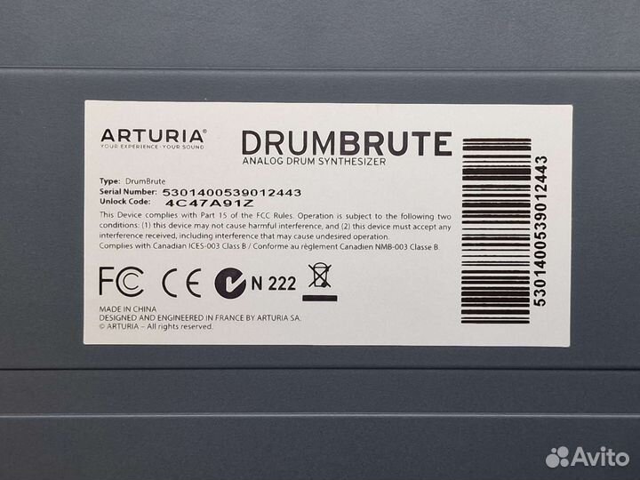 Аналоговая драм машина Arturia Drumbrute