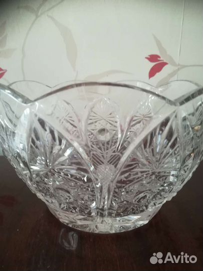 Салатник хрустальный