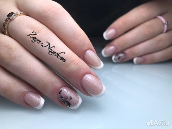 Маникюр, покрытие гель-лак, наращивание ногтей