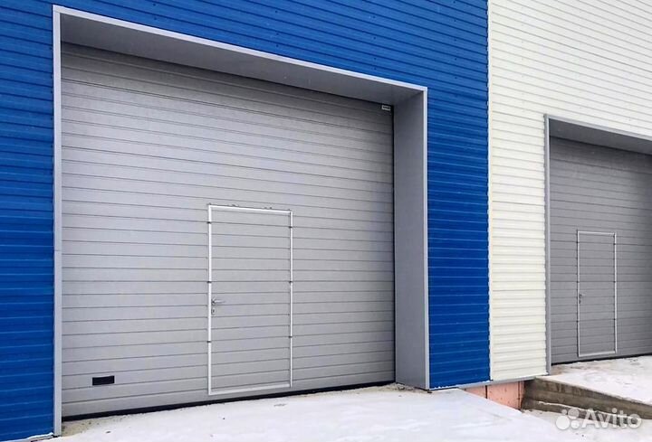 Секционные ворота. Гаражные и промышленные