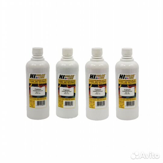 Чернила на Canon комплект из 4 цветов по 0.5 литра