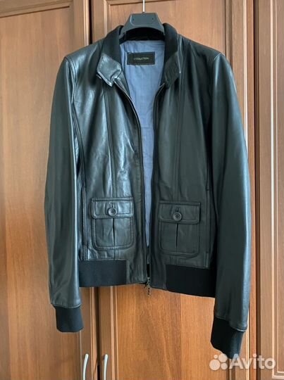 Кожаная куртка мужская TJ Collection 44-46 р