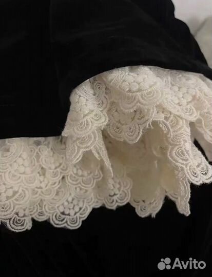 Бархатное платье