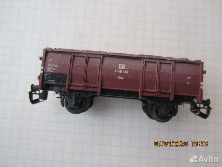 Вагон товарный крытый гдр 
