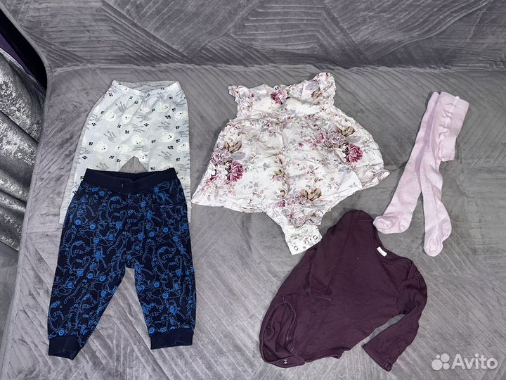 Вещи пакетом на девочку 74