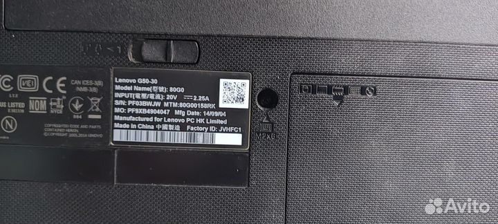 Ноутбук Lenovo g50-30