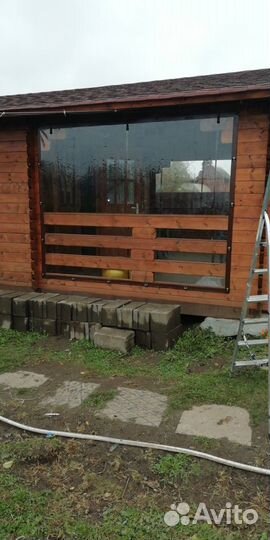 Мягкие пвх окна на беседку