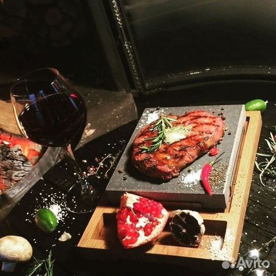 Вулканический камень для жарки