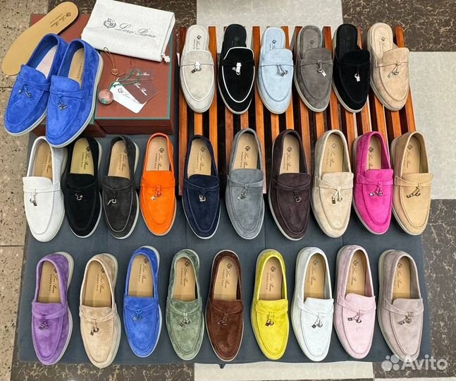 Лоферы loro piana summer walk