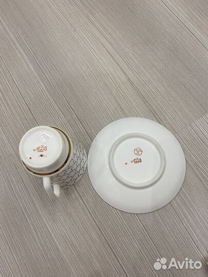 Чайная пара лфз Розовая сетка