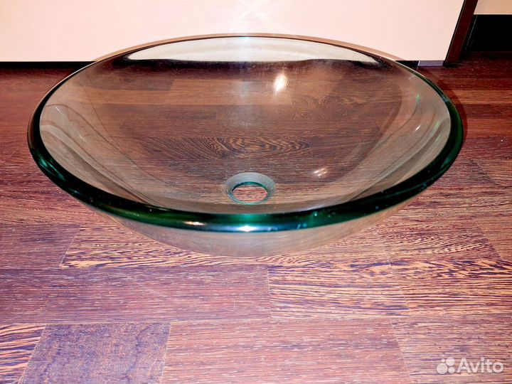 Раковина чаша из стекла