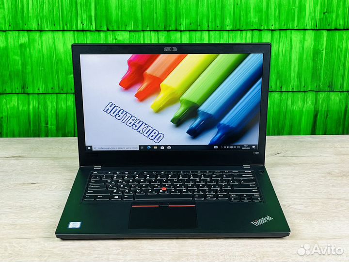 Ноутбук бу Lenovo T480 i7 8th Fhd 16GB 512GB