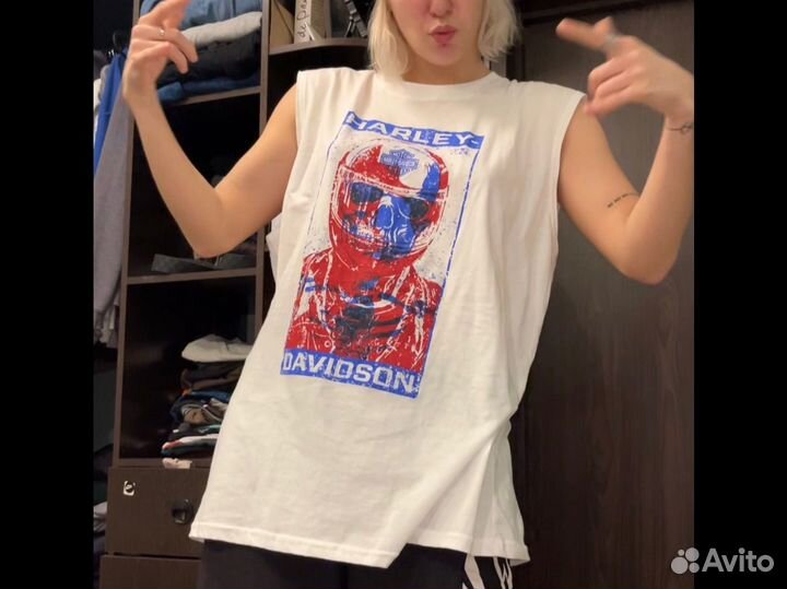 Майка harley davidson