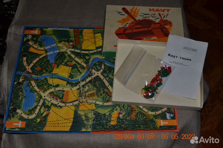 Настольная игра СССР Танки идут комплект