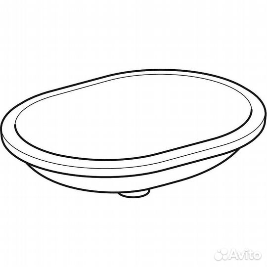 Раковина Geberit VariForm 62 500.758.01.2 Белая