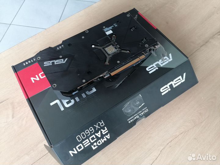 Игровая видеокарта asus AMD Radeon RX 6600 Dual 8G