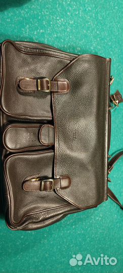 Мужской кожаный портфель Nobel