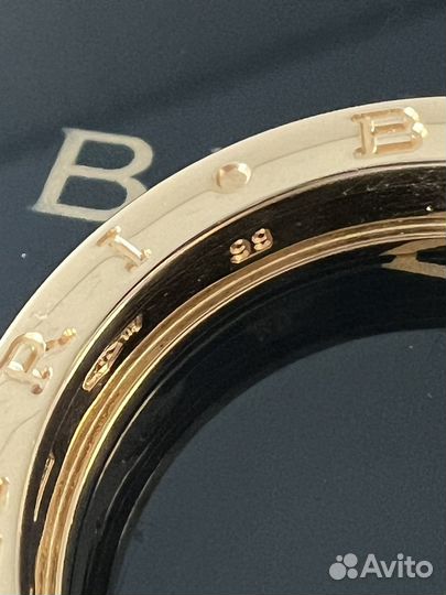 Новое золотое кольцо Bvlgari оригинал